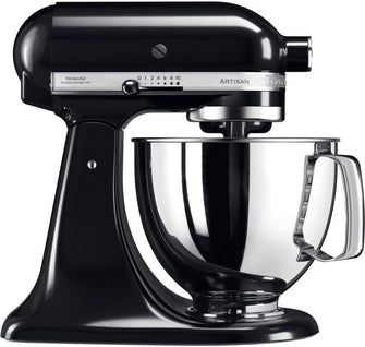 Buy KitchenAid,KitchenAid Artisan Tilt-Head 4.8L Stand Mixer - Onyx Black (5KSM125BOB) - Gadcet UK | UK | London | Scotland | Wales| Near Me | Cheap | Pay In 3 | Food Mixers & Blenders