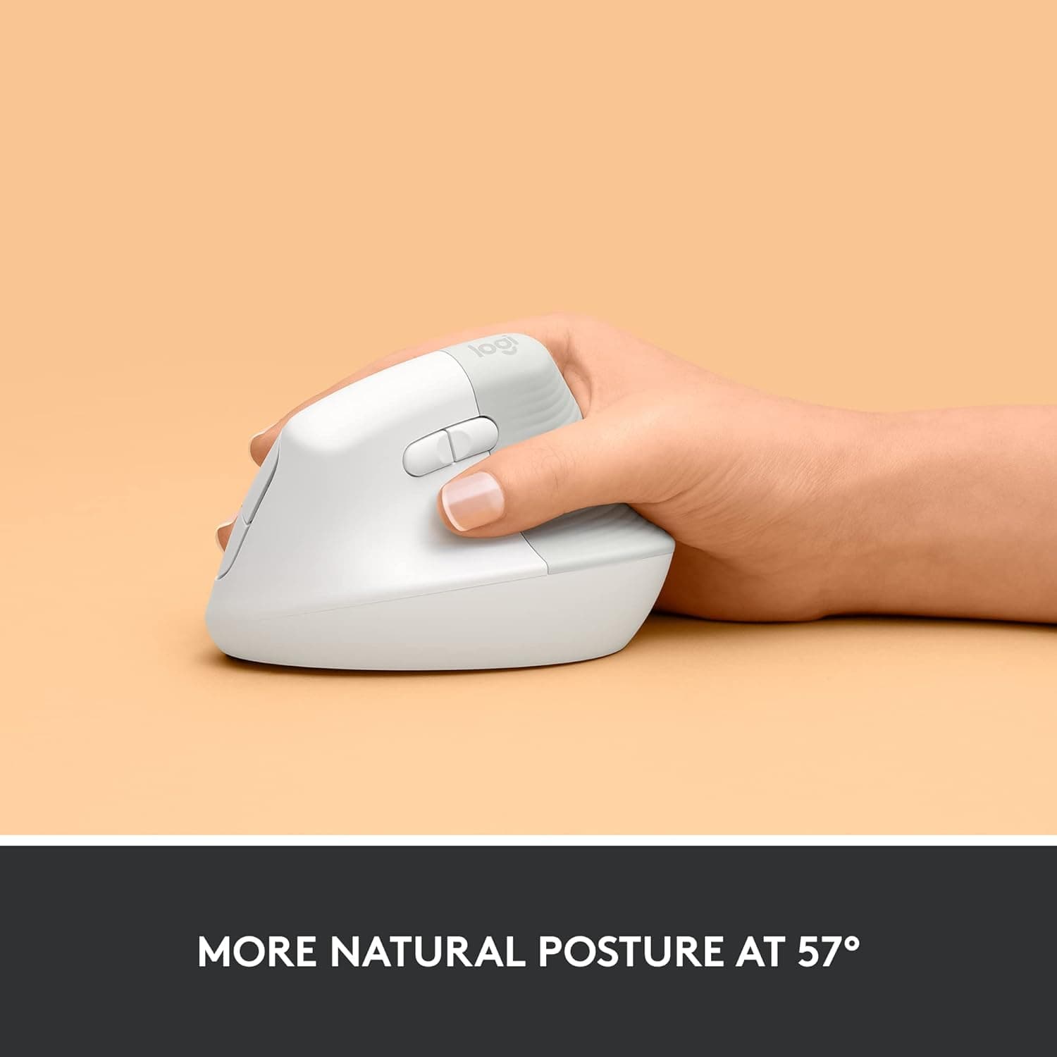 Buy Logitech,Logitech Lift Vertical Ergonomic Mouse, Wireless, Bluetooth or Logi Bolt USB receiver, Quiet clicks, 4 buttons, compatible with Windows/macOS/iPadOS, Laptop, PC - Offwhite - Gadcet UK | UK | London | Scotland | Wales| Near Me | Cheap | Pay In 3 | Keyboard & Mouse
