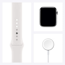 Buy Apple,Apple Watch Series 6 44mm (GPS + Cellular) - Silver Stainless Steel Aluminium Case with White Sport Band - Gadcet UK | UK | London | Scotland | Wales| Ireland | Near Me | Cheap | Pay In 3 | Watches