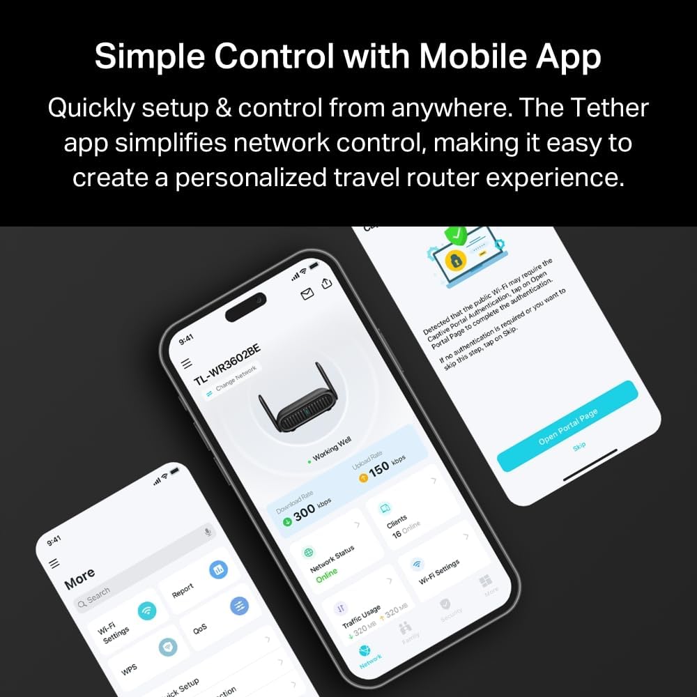 Buy TP-Link,TP-Link TL-WR3602BE BE3600Mbps Wi-Fi 7 Travel Router, USB 3.0 and 2.5 Multi-Gig WAN Ports, Portable WiFi Router, VPN Client or Server, Hotspot, Access Point, USB Tethering - Gadcet UK | UK | London | Scotland | Wales| Near Me | Cheap | Pay In 3 | Wireless Routers