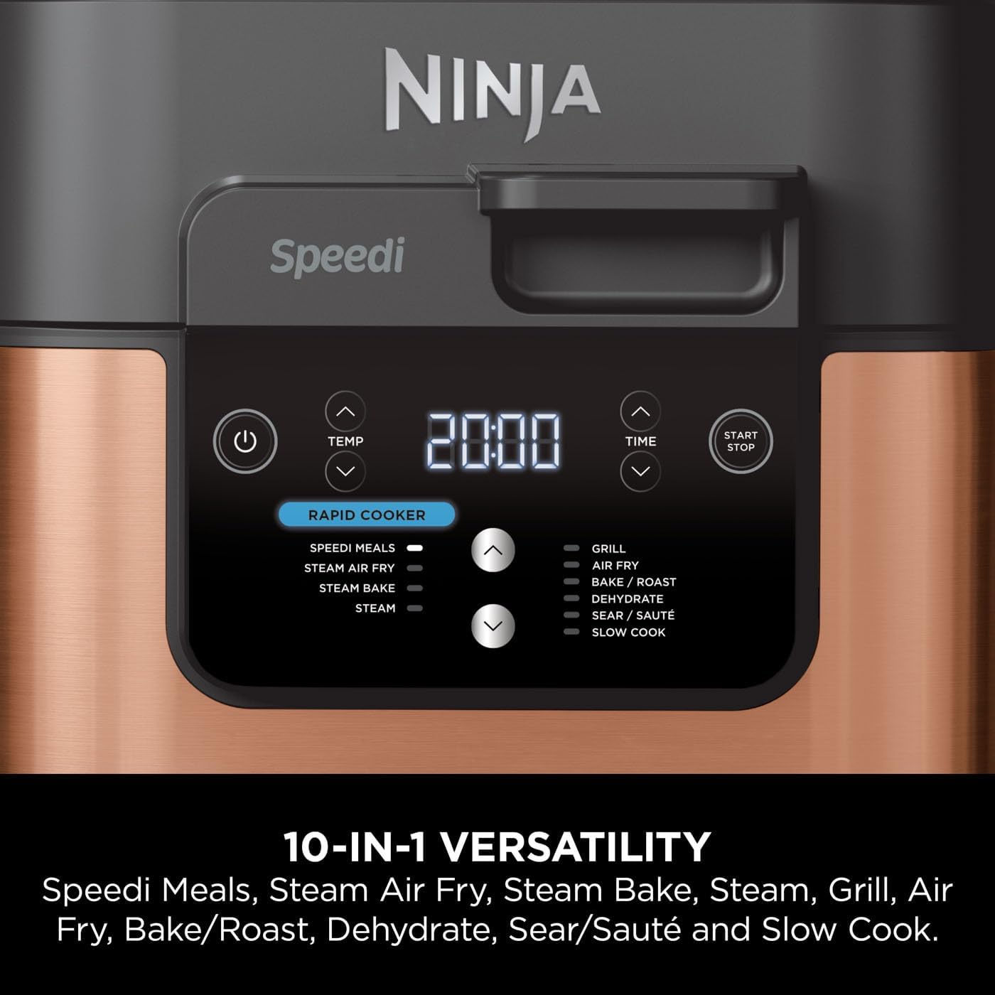Buy Ninja,Ninja Speedi 10-in-1 Rapid Cooker & Air Fryer, 5.7L, Cooks 4 Portions in 15 Minutes, Copper Black (ON400UKCP) - Gadcet UK | UK | London | Scotland | Wales| Near Me | Cheap | Pay In 3 | Air Fryer & Grill