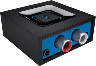 Buy Logitech,Logitech Wireless Bluetooth Audio Receiver 3.5mm Audio and RCA Outputs to Speakers , UK Plug - Black/Blue - Gadcet UK | UK | London | Scotland | Wales| Ireland | Near Me | Cheap | Pay In 3 | Wireless Routers