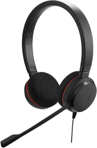 Buy Jabra,Jabra Evolve 20 Stereo Headset – Microsoft Certified Headphones for VoIP Softphone with Passive Noise Cancellation – USB-Cable with Controller – Black - Gadcet UK | UK | London | Scotland | Wales| Near Me | Cheap | Pay In 3 | Headphones & Headsets