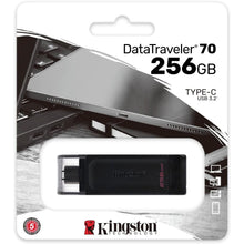 Buy Kingston,Kingston DataTraveler 70 256GB USB-C Flash Drive – DT70, Black - Gadcet UK | UK | London | Scotland | Wales| Near Me | Cheap | Pay In 3 | USB Flash Drives