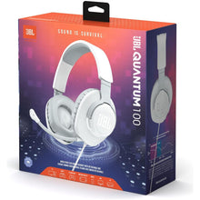 Buy JBL,JBL Quantum 100 Wired Gaming Headset, Boom Mic, Multi-Platform Compatible - White - Gadcet UK | UK | London | Scotland | Wales| Near Me | Cheap | Pay In 3 | Headphones & Headsets
