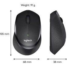 Buy Alann Trading Limited,Logitech M330 Silent Plus Wireless Mouse – Enjoy Same Click Feel with 90% Less Click Noise, 2 Year Battery Life, Ergonomic Right-Hand Shape for Computers and Laptops, USB Unifying Receiver, Black - Gadcet UK | UK | London | Scotland | Wales| Near Me | Cheap | Pay In 3 | Mice & Trackballs