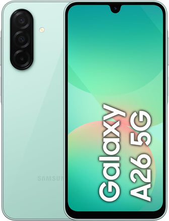 Samsung Galaxy A26 5G – 8GB RAM, 256GB Storage, SIM-Free, Mint, Unlocked Smartphone