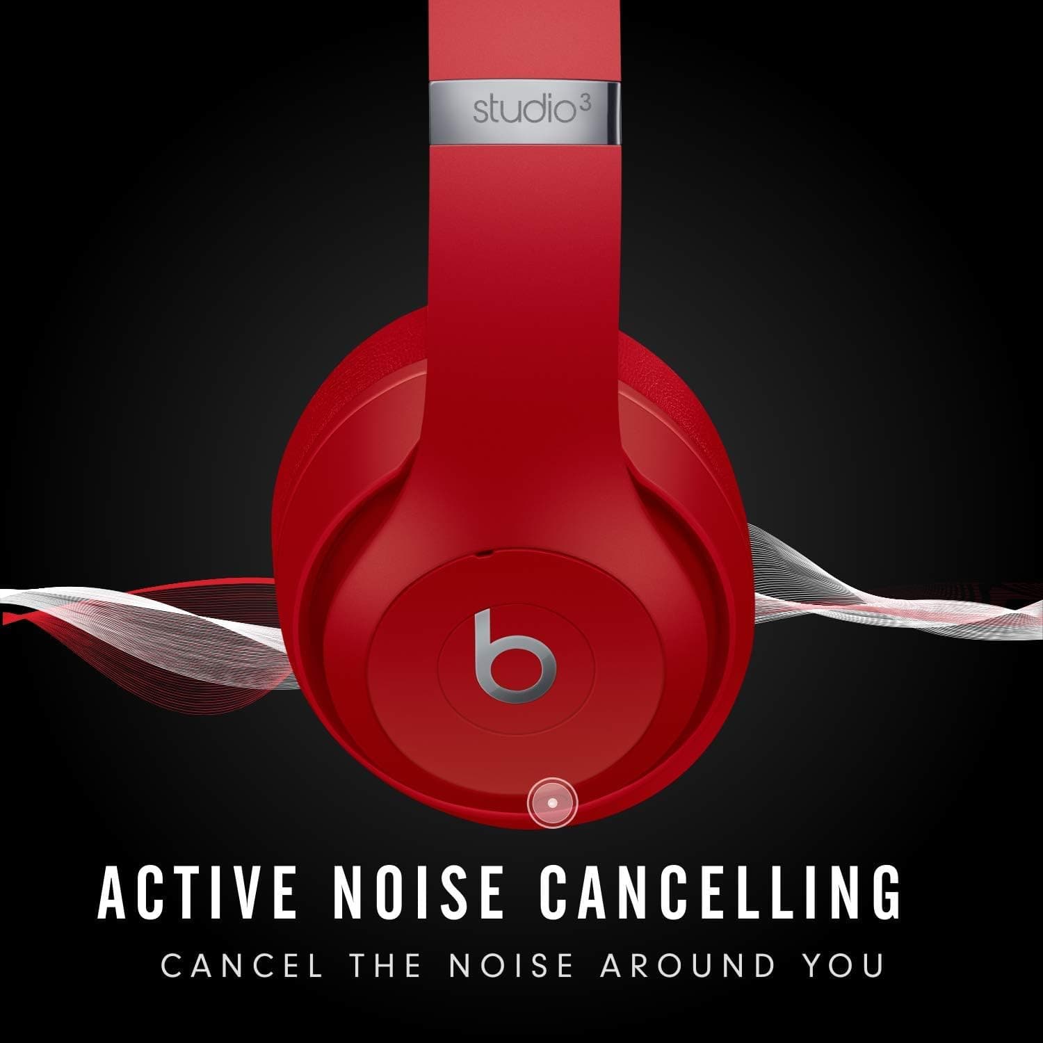 Buy Beats,Beats Studio3 - Wireless Noise Cancelling Over Ear Headphones - Red - Gadcet UK | UK | London | Scotland | Wales| Ireland | Near Me | Cheap | Pay In 3 | Headphones
