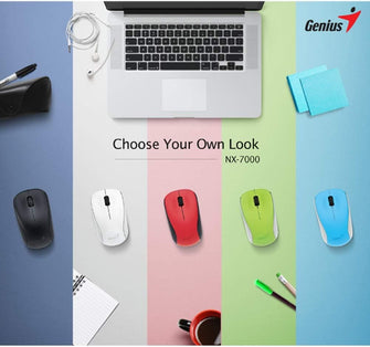 Buy Genius,Genius NX 7000 Wireless Mouse 1200 DPI; 2.4 GHz - Blue-Eye Sensor - White - Gadcet.com | UK | London | Scotland | Wales| Ireland | Near Me | Cheap | Pay In 3 | Mice & Trackballs