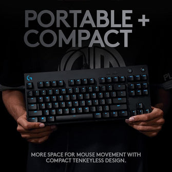 Buy Logitech,Logitech G PRO TKL Mechanical Gaming Keyboard - Design for esport Gaming, Detachable Micro USB Cable, QWERTY UK Layout - Black - Gadcet.com | UK | London | Scotland | Wales| Ireland | Near Me | Cheap | Pay In 3 | Keyboards