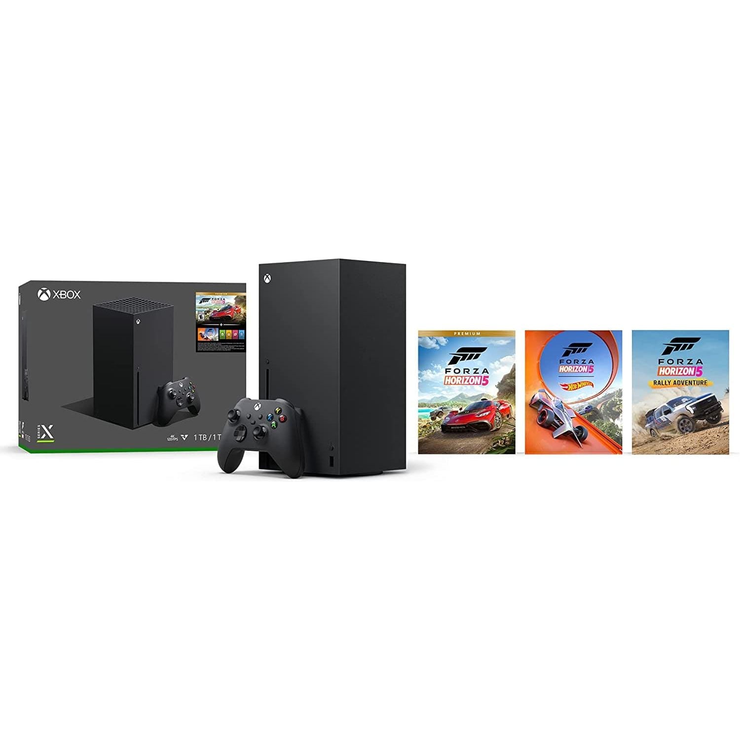 Xbox,Xbox Series X 1TB SSD, 4K Blu Ray, Velocity Architecture with Forza Horizon 5 Premium Edition - Gadcet.com