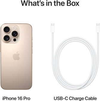 Apple iPhone 16 Pro 5G 256GB AI Mobile Phone - Desert Titanium - Unlocked - 6