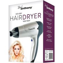 Buy Paul Anthony,Paul Anthony Eco-Dry 1600W Hair Dryer – Silver (Model H1316) - Gadcet UK | UK | London | Scotland | Wales| Near Me | Cheap | Pay In 3 | Hair Dryers & Accessories