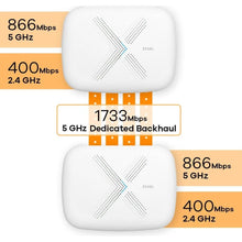Buy Zyxel,Zyxel Multy X AC3000 Tri-Band Mesh Wi-Fi System, Router and Satellite, 2-Pack [WSQ50] - Gadcet UK | UK | London | Scotland | Wales| Near Me | Cheap | Pay In 3 | Network Cards & Adapters