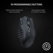 Buy Alann Trading Limited,Razer Naga V2 HyperSpeed - Ergonomic Wireless MMO Gaming Mouse (with 19 Programmable Buttons, HyperSpeed Wireless (2.4 GHz), Up to 250 Hours of Battery Life, Focus Pro 30 K Optical Sensor) Black - Gadcet UK | UK | London | Scotland | Wales| Near Me | Cheap | Pay In 3 | Mice & Trackballs
