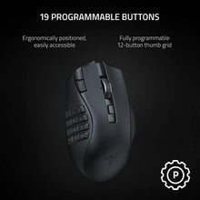 Buy Alann Trading Limited,Razer Naga V2 HyperSpeed - Ergonomic Wireless MMO Gaming Mouse (with 19 Programmable Buttons, HyperSpeed Wireless (2.4 GHz), Up to 250 Hours of Battery Life, Focus Pro 30 K Optical Sensor) Black - Gadcet UK | UK | London | Scotland | Wales| Near Me | Cheap | Pay In 3 | Mice & Trackballs