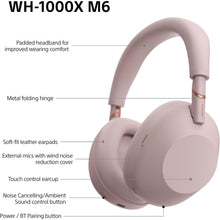 Buy Sony,Sony WH-1000XM6 Sand Pink Wireless Noise Cancelling Over-Ear Headphones - Gadcet UK | UK | London | Scotland | Wales| Near Me | Cheap | Pay In 3 | Headphones & Headset