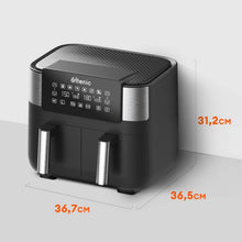 Buy ULTENIC,Ultenic K20 Dual Air Fryer, 6-in-1 Health Air Fryers with 2 Independent Frying Baskets, SYNC Cooking, XL 7.6L Family Sized, App with 100+ Recipes, Dishwasher-Safe - Gadcet UK | UK | London | Scotland | Wales| Near Me | Cheap | Pay In 3 | Kitchen & Home Appliances