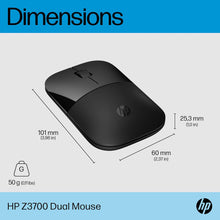 Buy HP,HP Z3700 Dual Black Wireless Mouse – Bluetooth 5.0, 1600 DPI Optical Sensor, AES Technology, Multi-Surface Compatibility, Up to 16-Month Battery Life - Gadcet UK | UK | London | Scotland | Wales| Near Me | Cheap | Pay In 3 | Keyboard & Mouse