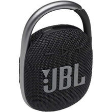 JBL Clip 4 Bluetooth Portable Speaker, Waterproof & Dustproof, Integrated Carabiner - Black - 1
