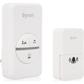 Buy Byron,Byron DBY-23442BS Wireless Doorbell Set - Kinetic Energy - White - Gadcet UK | UK | London | Scotland | Wales| Ireland | Near Me | Cheap | Pay In 3 | Door Bells & Chimes