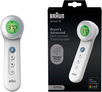 Buy Braun,Braun Sensian 7 Forehead Non-Contact Thermometer - Age Precision, 3-in-1, Colour-Coded Digital Display, Baby & Child Friendly - BNT400 - Gadcet UK | UK | London | Scotland | Wales| Near Me | Cheap | Pay In 3 | Thermometer