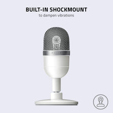 Buy Razer,Razer Seiren Mini USB Streaming Microphone: Precise Supercardioid Pickup Pattern - Professional Recording Quality - Ultra-Compact Build - Heavy-Duty Tilting Stand - Shock Resistant - Mercury White - Gadcet UK | UK | London | Scotland | Wales| Ireland | Near Me | Cheap | Pay In 3 | Microphones