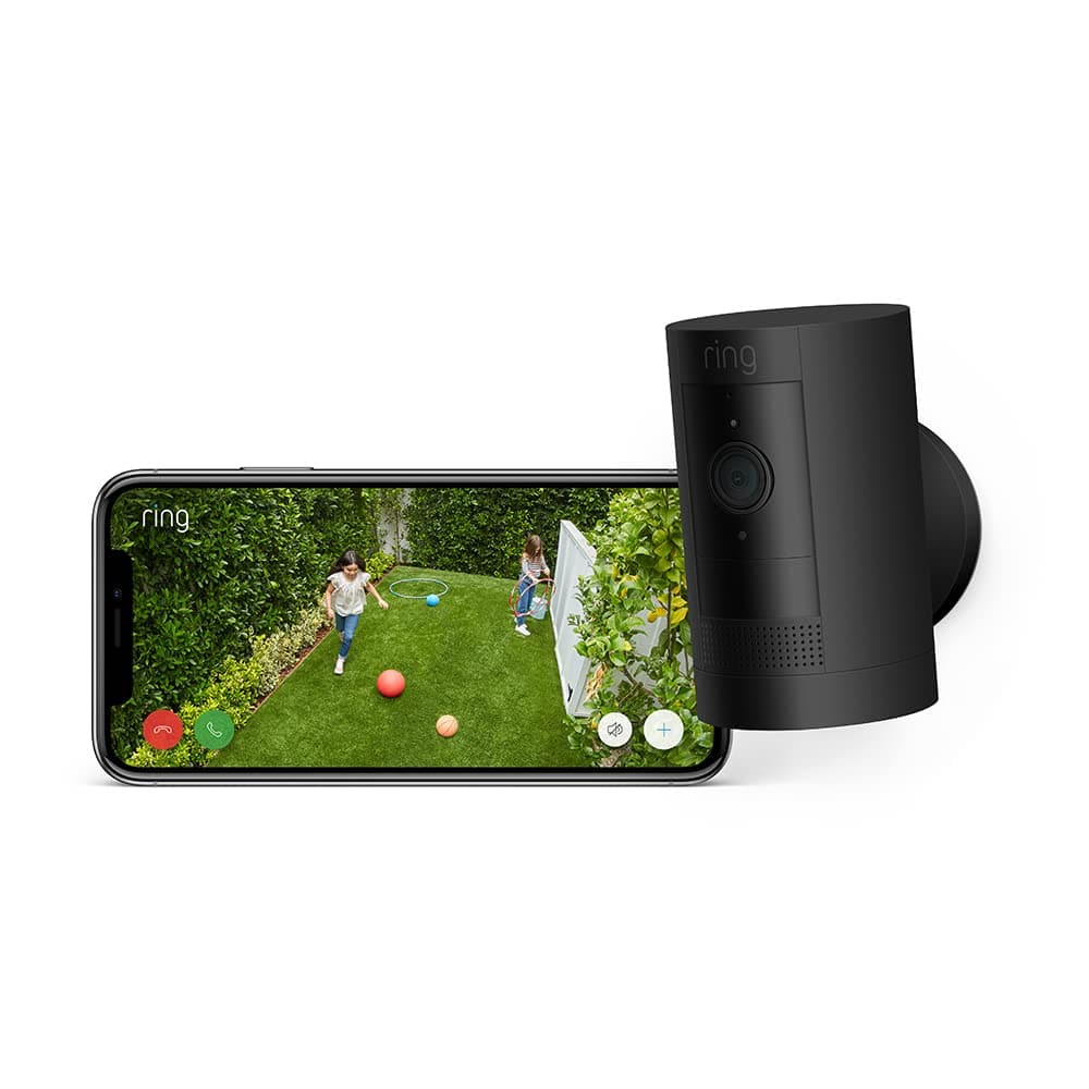 Ring,Ring Outdoor Camera Battery (Stick Up Cam) | HD wireless outdoor Security Camera 1080p Video, Two-Way Talk, Wifi, Works with Alexa | alternative to CCTV system | 30-day free trial of Ring Protect - Gadcet.com