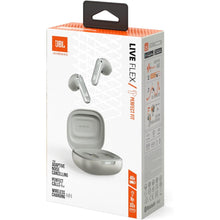 JBL Live Flex In-Ear Bluetooth Earphones – Noise Cancelling, Water-Resistant, 40-Hour Battery, Silver