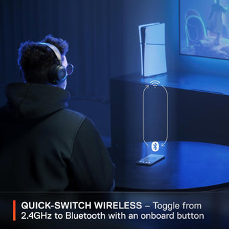 Buy SteelSeries,SteelSeries Arctis Nova 5P Wireless Gaming Headset for PS5, 100+ Audio Presets, 60H Battery, 2.4GHz/BT, ClearCast Gen2 Mic, PS4, PC, Switch, Mobile - Gadcet UK | UK | London | Scotland | Wales| Near Me | Cheap | Pay In 3 | Headsets