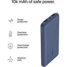 Buy Belkin,Belkin USB C Portable Power Bank (10000 mAh with 1 USB C Port and 2 USB A Ports for up to 15W Charging for iPhone, Android, AirPods, iPad, and More) – Blue - Gadcet UK | UK | London | Scotland | Wales| Ireland | Near Me | Cheap | Pay In 3 | Power Adapters & Chargers