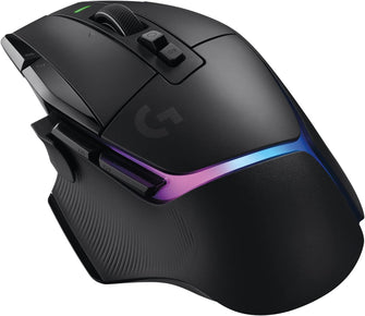 Logitech G502 X PLUS LIGHTSPEED Wireless RGB Gaming Mouse, HERO 25K Sensor, LIGHTFORCE Hybrid Switches, Compatible with PC/macOS/Windows - Black