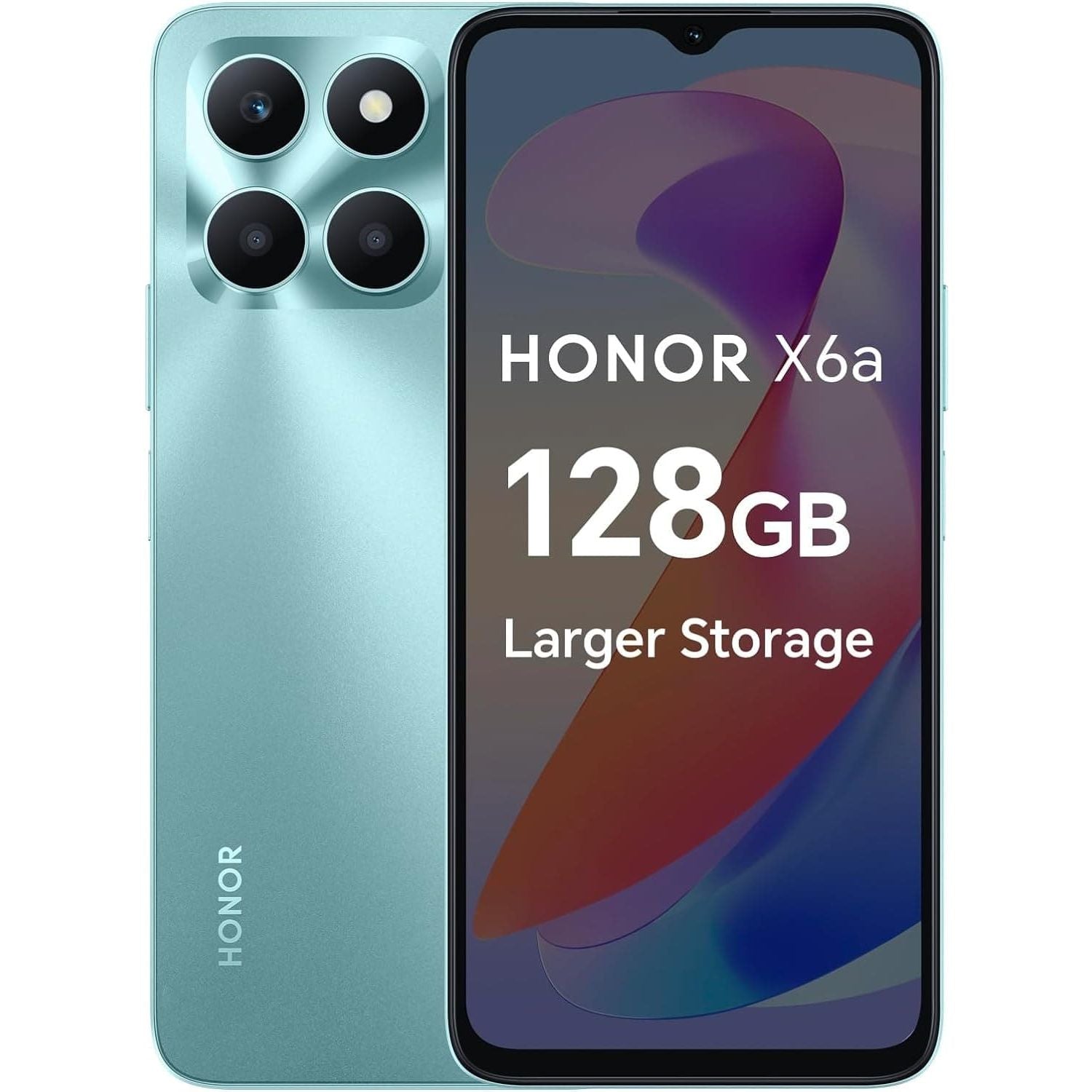 Buy HONOR,HONOR X6a 4G - 128GB Mobile Phone - Cyan Lake - Unlocked - Gadcet UK | UK | London | Scotland | Wales| Near Me | Cheap | Pay In 3 | Mobile Phones