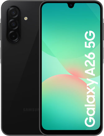 Samsung Galaxy A26 5G Dual SIM - 8GB RAM, 256GB Storage, Black, Unlocked