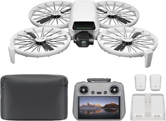 Buy DJI,DJI Flip Fly More Combo with RC 2 Screen Remote Controller - 4K UHD Camera Drone, Palm Takeoff, Auto Return, Intelligent Flight, 3 Batteries for 93-Min Flight Time - Gadcet UK | UK | London | Scotland | Wales| Near Me | Cheap | Pay In 3 | Drones