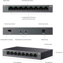 Buy TP-LINK,TP-Link PoE Switch 8 Port Gigabit Ethernet Switch with 8 x PoE+ Port  62W - Network Switch, Ethernet Splitter, Desktop/Wall Mount - Gadcet UK | UK | London | Scotland | Wales| Near Me | Cheap | Pay In 3 | Network Cards & Adapters