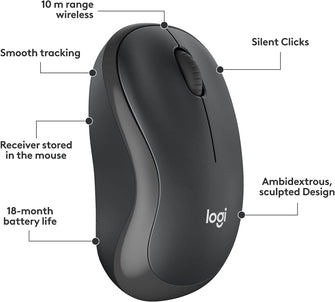 Buy Logitech,Logitech MK295 Silent Wireless Mouse & Keyboard Combo - QWERTY UK English Layout - Black - Gadcet UK | UK | London | Scotland | Wales| Ireland | Near Me | Cheap | Pay In 3 | Keyboard & Mouse