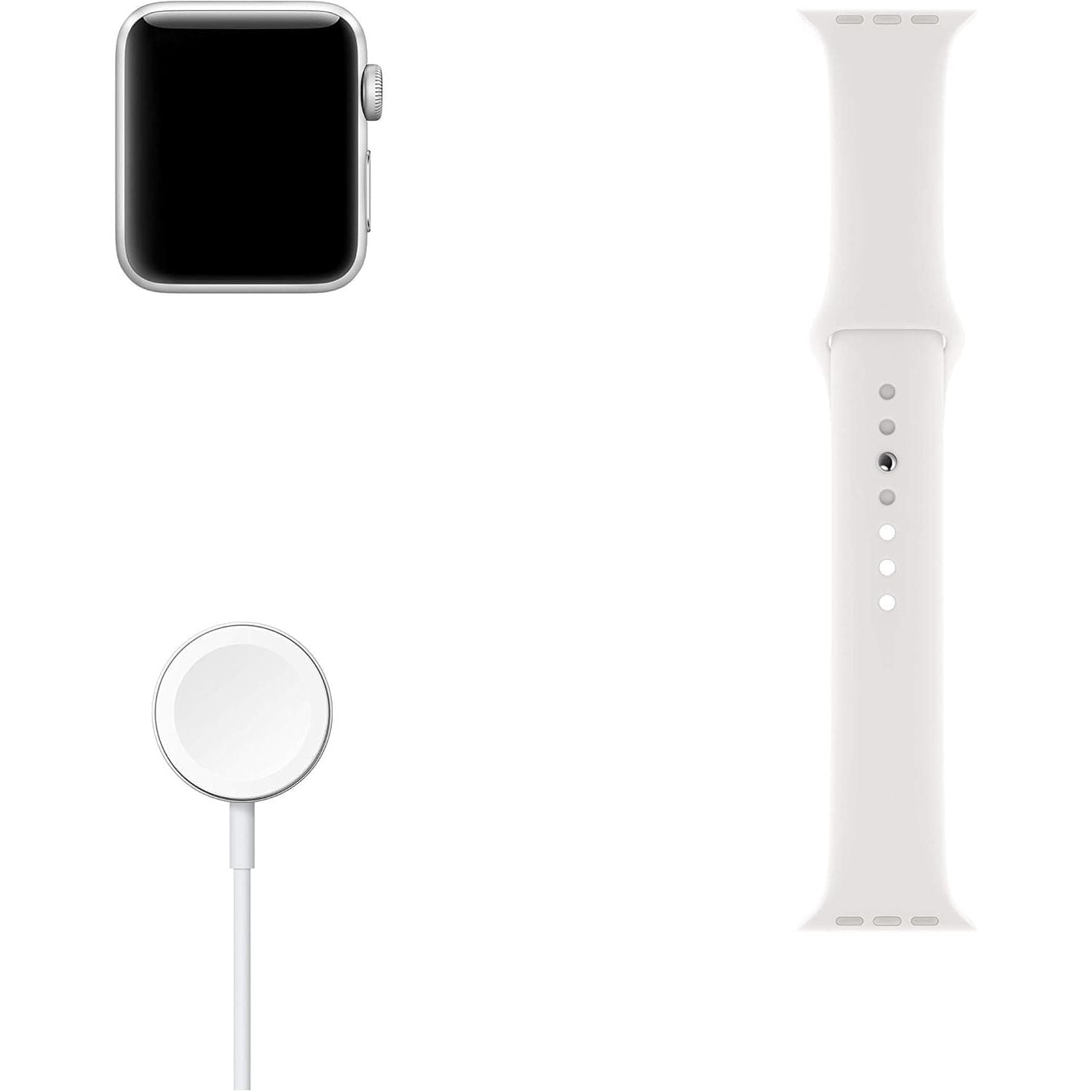Buy Apple,Apple Watch Series 3 (GPS, 38mm) - Silver Aluminum Case with White Sport Band - Gadcet UK | UK | London | Scotland | Wales| Ireland | Near Me | Cheap | Pay In 3 | Watches