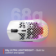 Buy SteelSeries,SteelSeries Aerox 3 Wireless RGB Gaming Mouse - Ultra-lightweight, Water-Resistant, 18K DPI Sensor - Snow - Gadcet UK | UK | London | Scotland | Wales| Near Me | Cheap | Pay In 3 | Keyboard & Mouse
