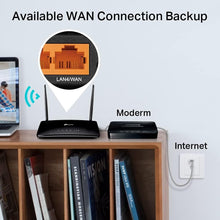 TP-Link AC750 Dual Band 4G LTE Router, SIM Slot Unlocked, WAN/LAN port, Removable Wi-Fi Antennas, Compatible with FDD-LTE and TDD-LTE, No Configuration Required, UK Plug, Black (Archer MR200) - 7