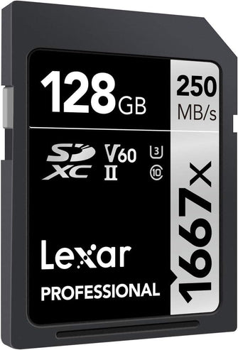 Buy Lexar,Lexar Professional 1667X UHS-2 Class 10 SDXC Card 128GB - Gadcet UK | UK | London | Scotland | Wales| Near Me | Cheap | Pay In 3 | Flash Memory Cards
