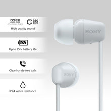 Buy Sony,Sony WI-C100 Wireless In-ear Headphones - Up to 25 hours of battery life - Water resistant - White - Gadcet UK | UK | London | Scotland | Wales| Ireland | Near Me | Cheap | Pay In 3 | Earphones