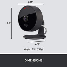 Logitech 961-000490 Circle View Weatherproof Wired Home Security Camera TrueView Video, 180° Wide Angle, 1080p HD, Night Vision, 2-Way Audio, Encrypted and Apple HomeKit Secure Video - Black - 9