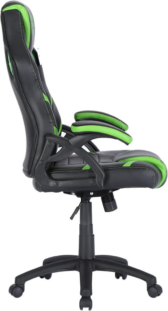 Buy BraZen Puma,Puma Ergonomic Gaming Chair for Adults – PC/Office Computer Chair with High-Back Support – Black & Green - Gadcet UK | UK | London | Scotland | Wales| Near Me | Cheap | Pay In 3 | Office Equipment