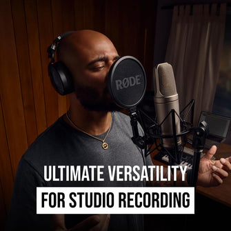 RØDE NT2-A Large-Diaphragm Condenser Microphone – Switchable Polar Patterns, Pad & High-Pass Filter