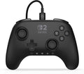 PowerA Advantage Wired Controller for Nintendo Switch 2 - Black, Officially Licensed, Hall Effects, Mappable Buttons, Pro Controller, C Button, On-board Audio Controls