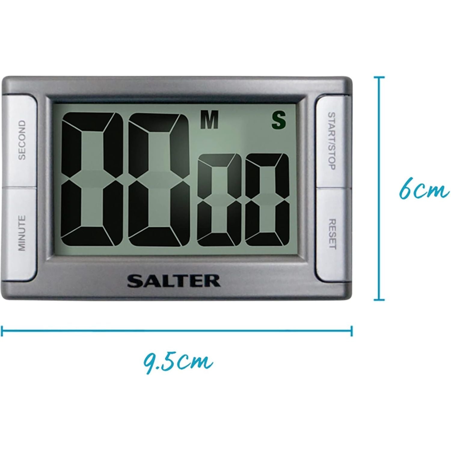 Buy Salter,Salter 396 SVXR Magnetic Kitchen Timer – Digital Countdown & Stopwatch - Gadcet UK | UK | London | Scotland | Wales| Near Me | Cheap | Pay In 3 | Kitchen & Home Appliances