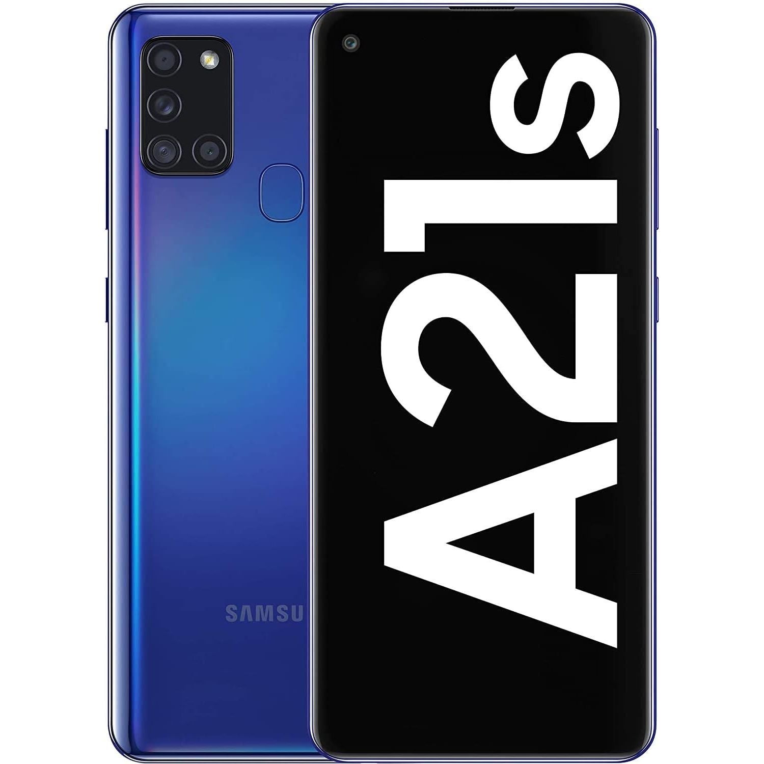 Buy Samsung,Samsung Galaxy A21S Dual Sim 32GB Blue SIM-Free Unlocked Mobile Phone - Gadcet UK | UK | London | Scotland | Wales| Near Me | Cheap | Pay In 3 | Unlocked Mobile Phone