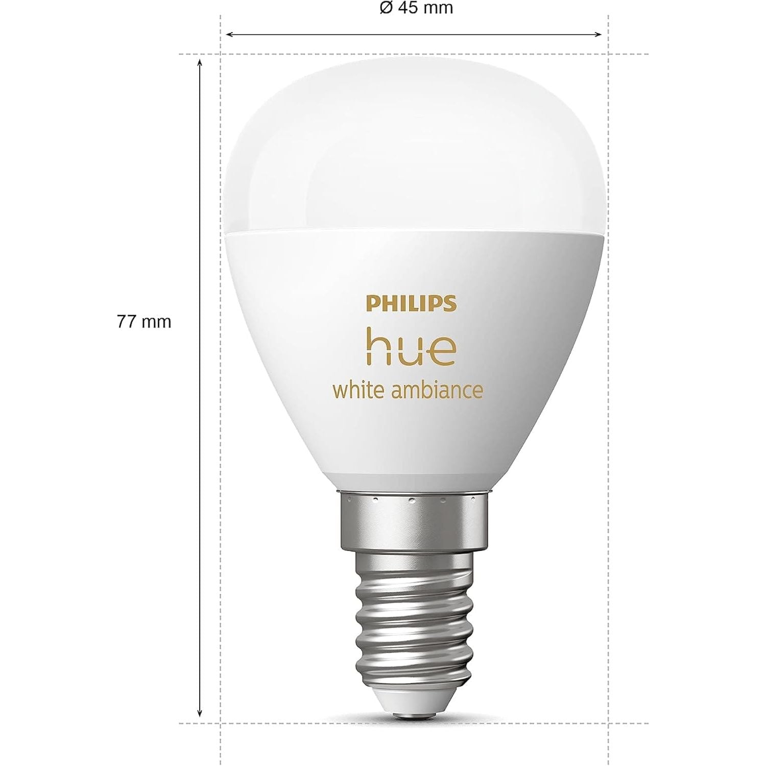 Buy Philips Hue,Philips Hue White Ambiance Luster Smart LED Light Bulb 1 Pack [E14 Edison Screw] for Indoor Home Lighting, Livingroom, Bedroom - Gadcet UK | UK | London | Scotland | Wales| Near Me | Cheap | Pay In 3 | Lighting Accessories