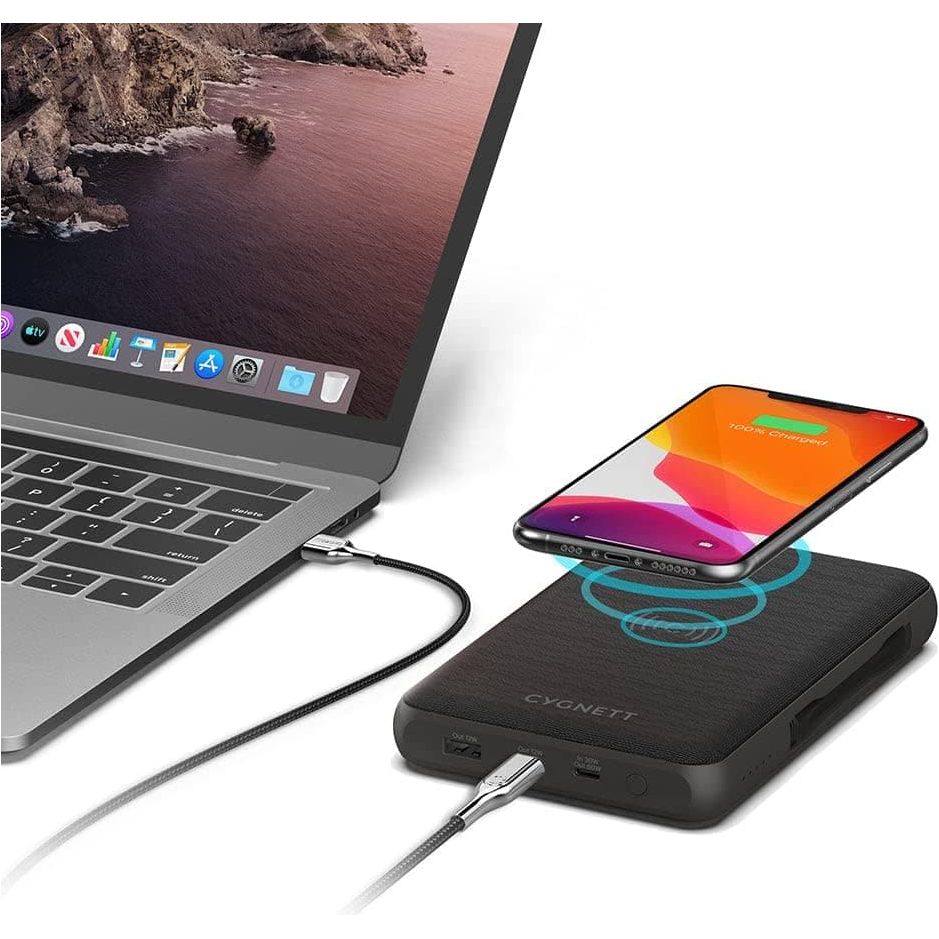 Cygnett ChargeUp Edge+ 27000mAh Wireless Power Bank [Black] - 6